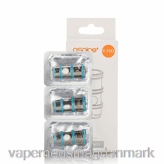 Engangs Vape Danmark Aspire Guroo Erstatningsspoler 0,15ohm Mesh Coils